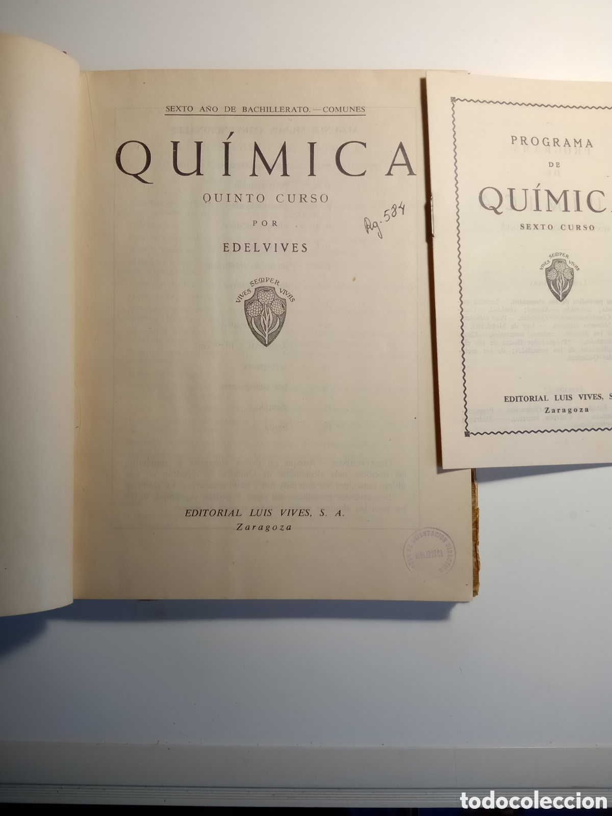 Libros de segunda mano: F&iacute;sica y Qu&iacute;mica EDELVIVES 1954 - Foto 9