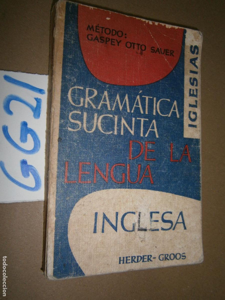 Libros de segunda mano: ANTIGUO LIBRO DE TEXTO - GRAMATICA SUCINTA DE LA LENGUA - Foto 1