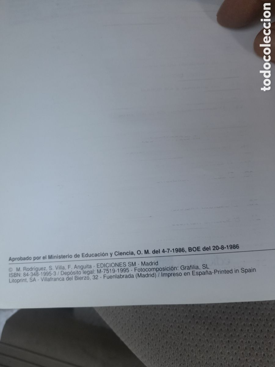 Libros de segunda mano: Ciencias naturales, 3 de BUP de 1986 de SM - Foto 5