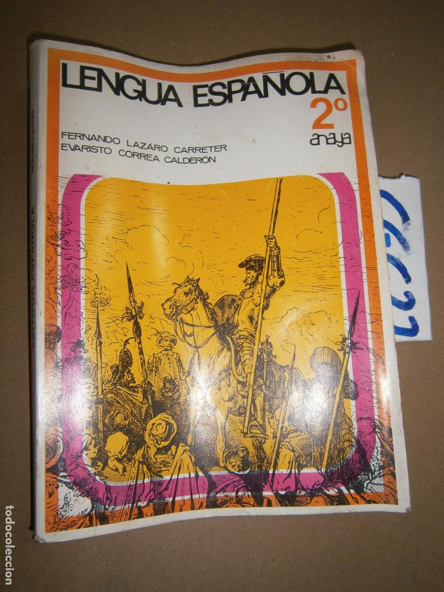 Libros de segunda mano: ANTIGUO LIBRO DE TEXTO - LENGUA ESPA&Ntilde;OLA 2&ordm; - Foto 1