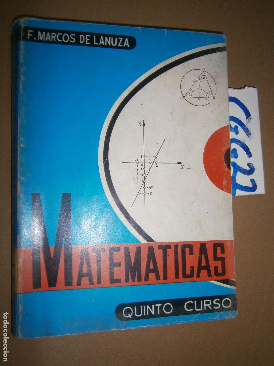 Libros de segunda mano: ANTIGUO LIBRO DE TEXTO - MATEMATICAS 5&ordm; - Foto 1