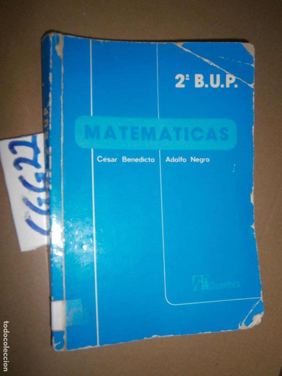 Libros de segunda mano: ANTIGUO LIBRO DE TEXTO - MATEMATICAS 2&ordm; BUP - Foto 1