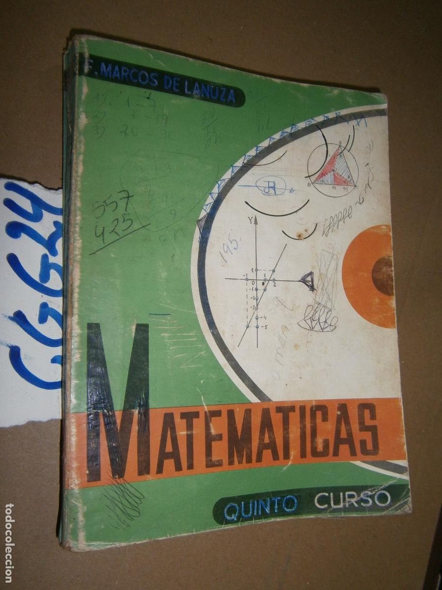 Libros de segunda mano: ANTIGUO LIBRO DE TEXTO - MATEMATICAS 5&ordm; - Foto 1