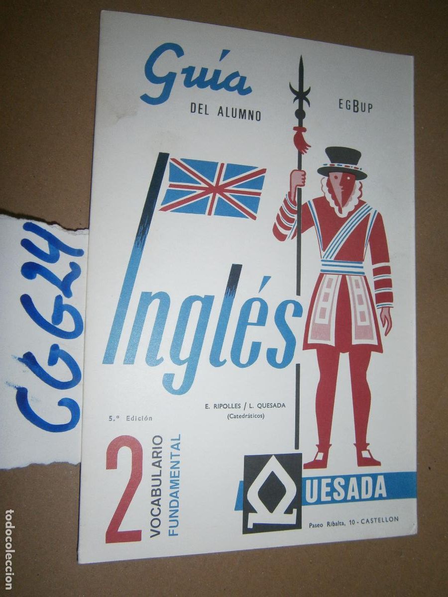 Libros de segunda mano: ANTIGUO LIBRO DE TEXTO - GUIA DEL ALUMNO - EGB BUP - INGLES - Foto 1