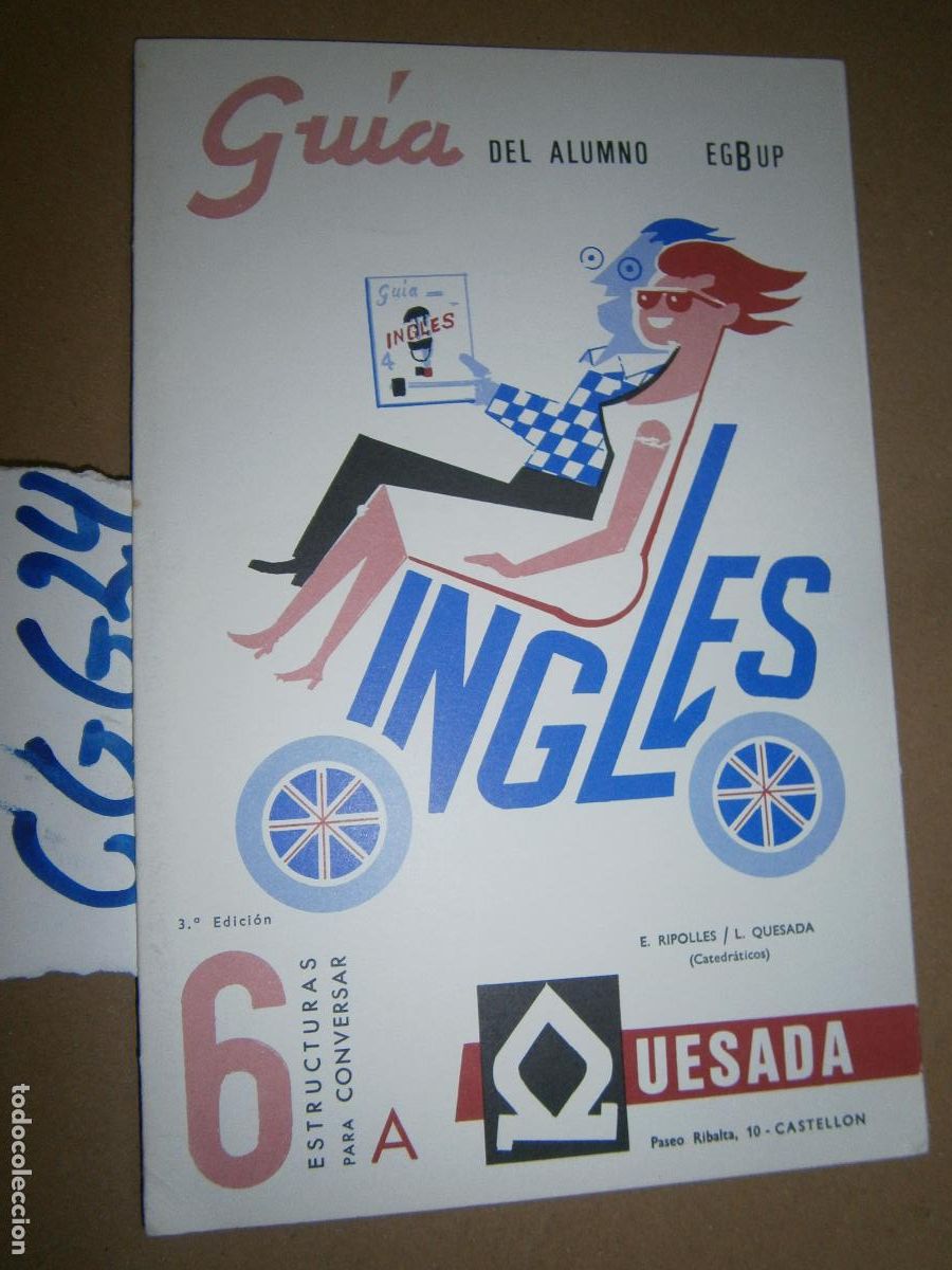Libros de segunda mano: ANTIGUO LIBRO DE TEXTO - GUIA DEL ALUMNO - EGB BUP - INGLES - Foto 1