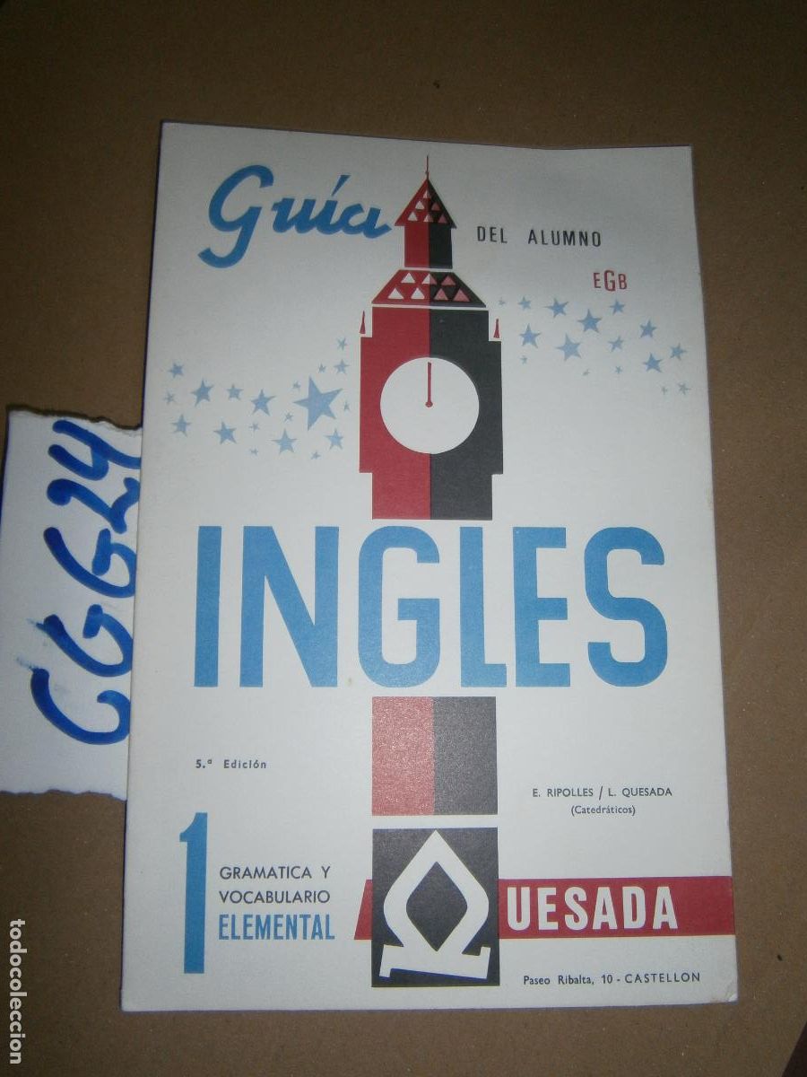 Libros de segunda mano: ANTIGUO LIBRO DE TEXTO - GUIA DEL ALUMNO - EGB BUP - INGLES - Foto 1