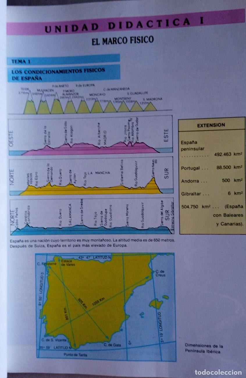 Libros de segunda mano: GEOGRAF&Iacute;A E HISTORIA DE ESPA&Ntilde;A 3&ordm; BUP Grupo Edetania ECIR - Foto 5
