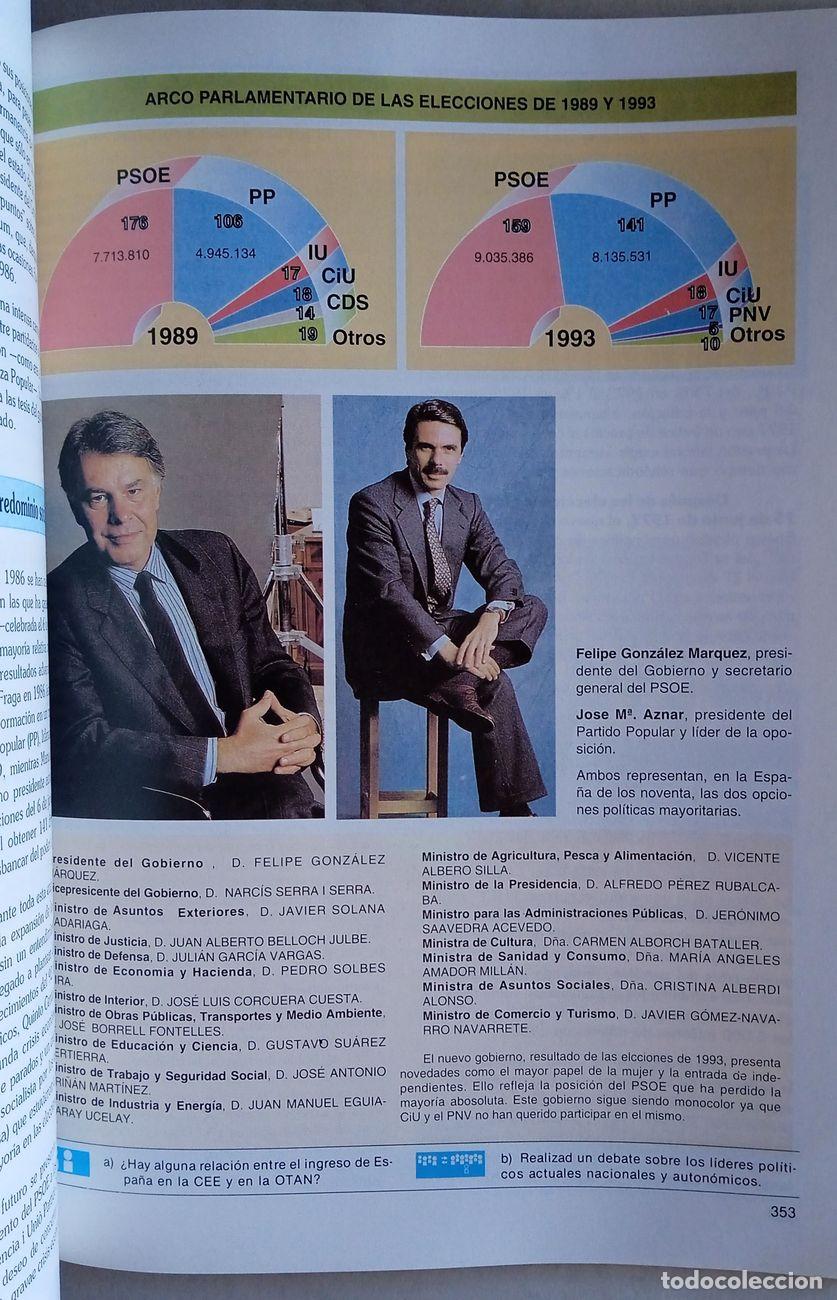 Libros de segunda mano: GEOGRAF&Iacute;A E HISTORIA DE ESPA&Ntilde;A 3&ordm; BUP Grupo Edetania ECIR - Foto 9