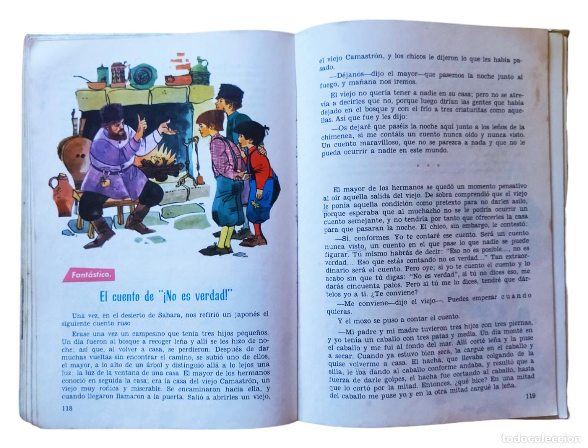 Libros de segunda mano: SENTIMIENTOS. LECTURAS. 4&ordm; CURSO. SM 1974. 7&ordf; EDICI&Oacute;N. - Foto 8