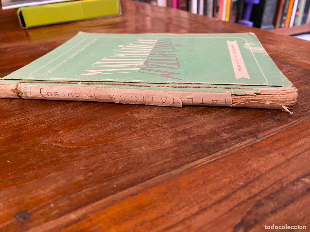 Libros de segunda mano: MATEM&Aacute;TICAS - PRIMER CURSO DE BACHILLERATO / BARATECH - ESTEVAN 1959 - Foto 2