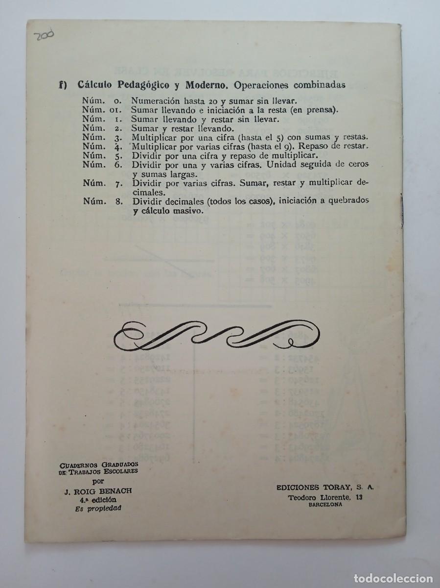 Libros de segunda mano: MIS TRABAJOS ESCOLARES 7 - EDICIONES TORAY - Foto 2