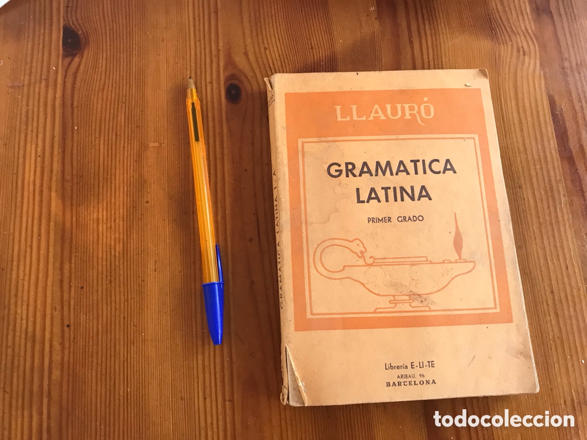 Libros de segunda mano: Gram&aacute;tica latina. Primer grado. Juan Llaur&oacute; - Foto 1