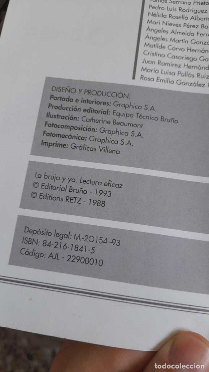 Libros de segunda mano: Libro La bruja y yo aprendo a leer lectura eficaz Bru&ntilde;o - Foto 8