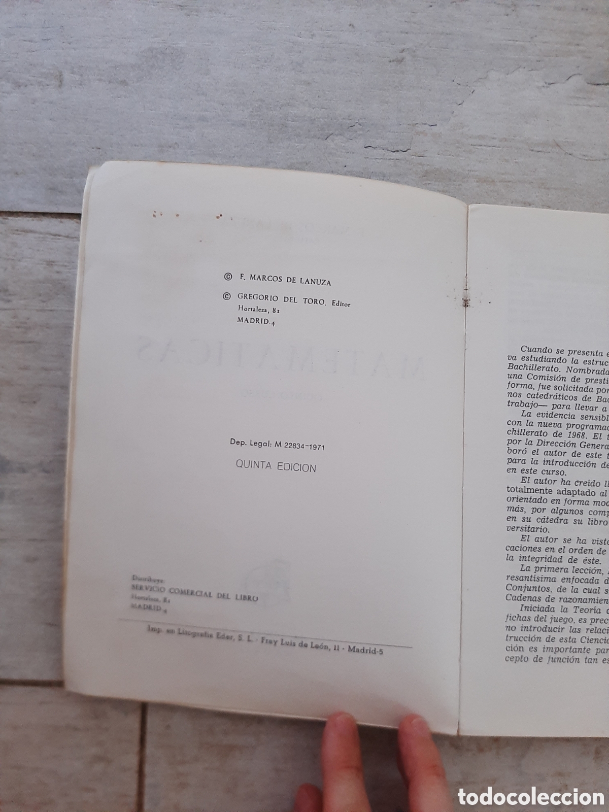 Libros de segunda mano: Matem&aacute;ticas, 5, Marcos Lanuza - Foto 5