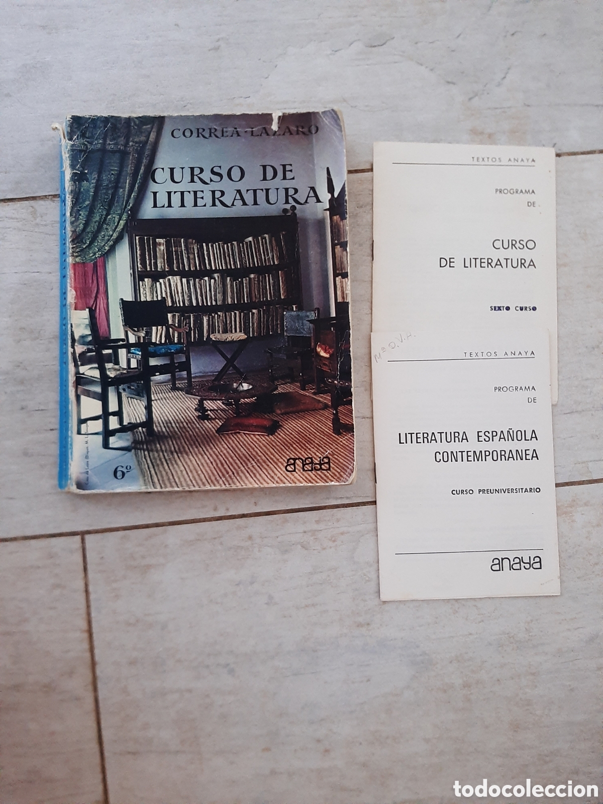 Libros de segunda mano: Curso de literatura, 6&deg;, Anaya - Foto 1