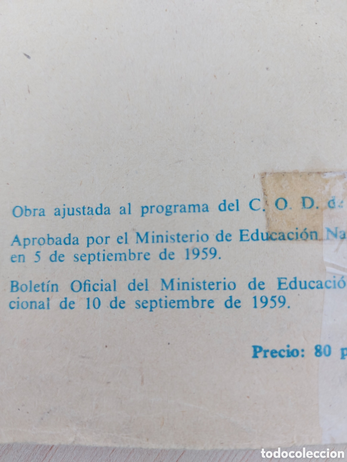 Libros de segunda mano: CIENCIAS NATURALES a&ntilde;o 1959 - Foto 2