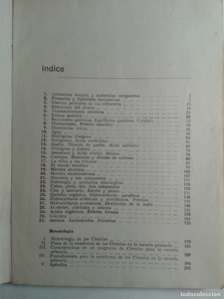 Libros de segunda mano: QU&Iacute;MICA SEGUNDO CURSO CON PROGRAMA 1961 FRANCISCO RAMOS FERNANDEZ EDICIONES RUIZ - Foto 3