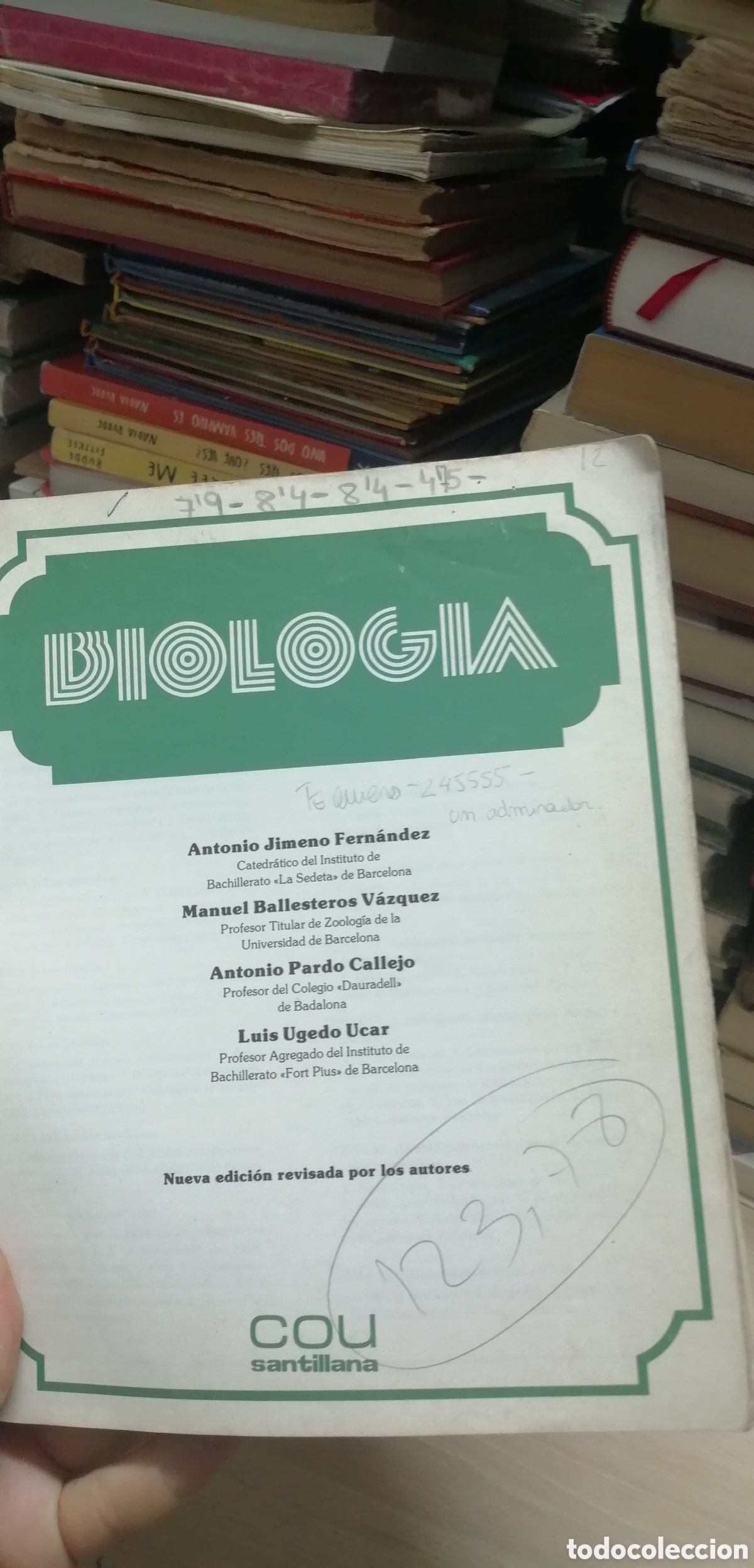 Libros de segunda mano: Biolog&iacute;a COU Santillana 1983 EGB - Foto 6