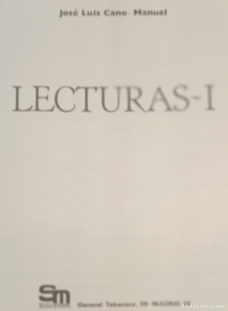 Libros de segunda mano: LECTURAS 1, SM, JOS&Eacute; LUIS CANO - MANUEL - Foto 5