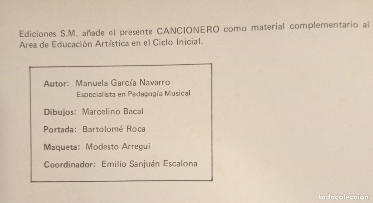 Libros de segunda mano: CANCIONERO, CICLO INICIAL DE EGB, - Foto 3