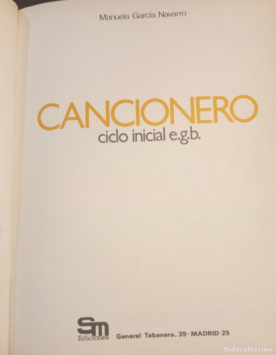 Libros de segunda mano: CANCIONERO, CICLO INICIAL DE EGB, - Foto 6