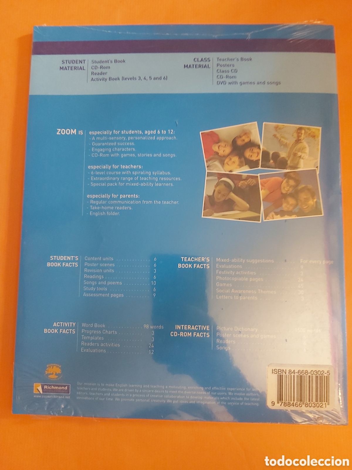 Libros de segunda mano: ZOOM ACTIVITY BOOK 4 # RICHMOND PUBLISHING # PRECINTADO - Foto 2
