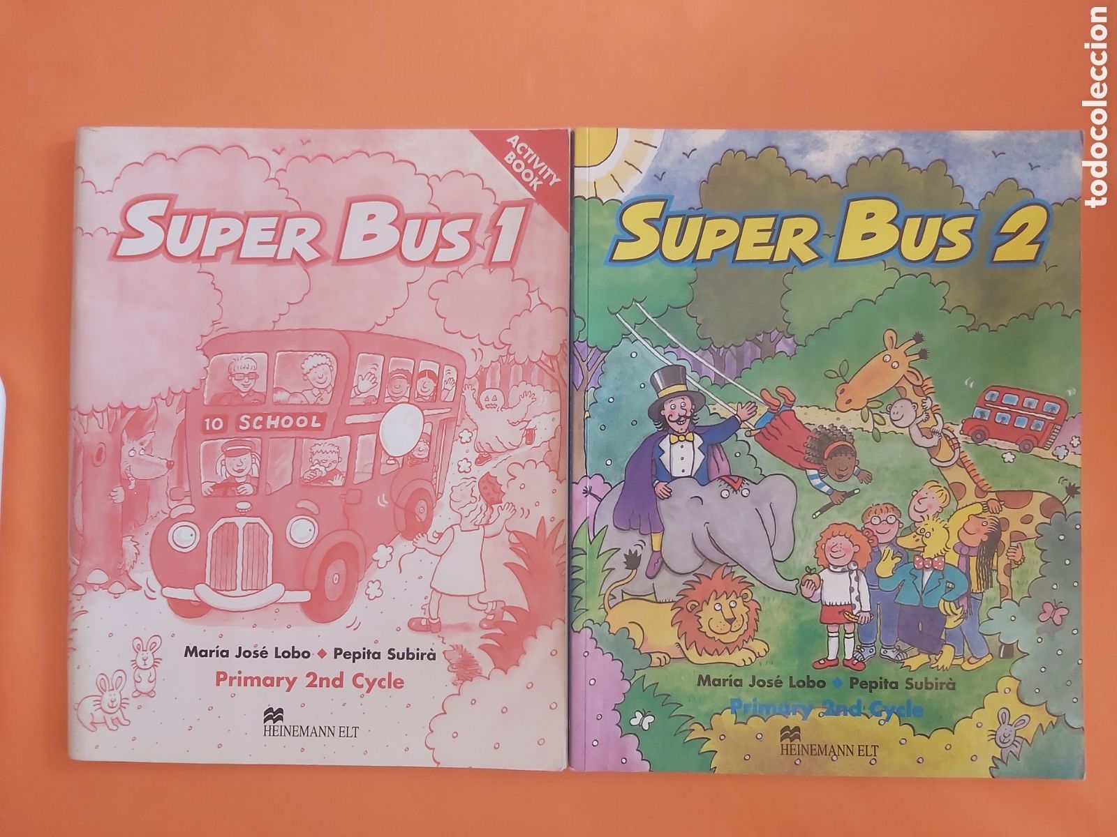 Libros de segunda mano: SUPER BUS ACTIVITY BOOK 1 # PUPILS BOOK 2 # HEINEMANN - Foto 1