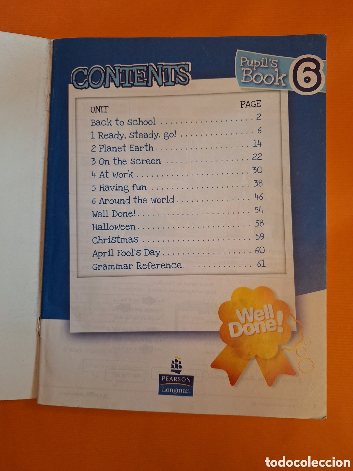 Libros de segunda mano: WE DONE # PUPILS BOOK 6 PRIMARY 3RD CYCLE PEARSON LONGMAN - Foto 2