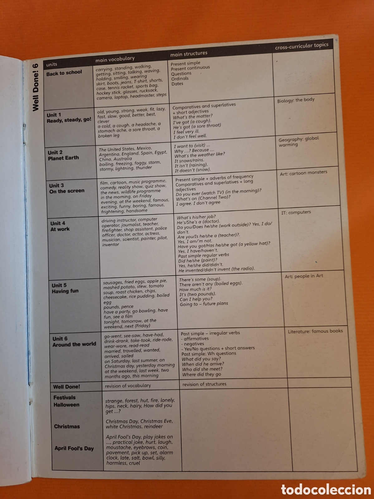 Libros de segunda mano: WE DONE # PUPILS BOOK 6 PRIMARY 3RD CYCLE PEARSON LONGMAN - Foto 6