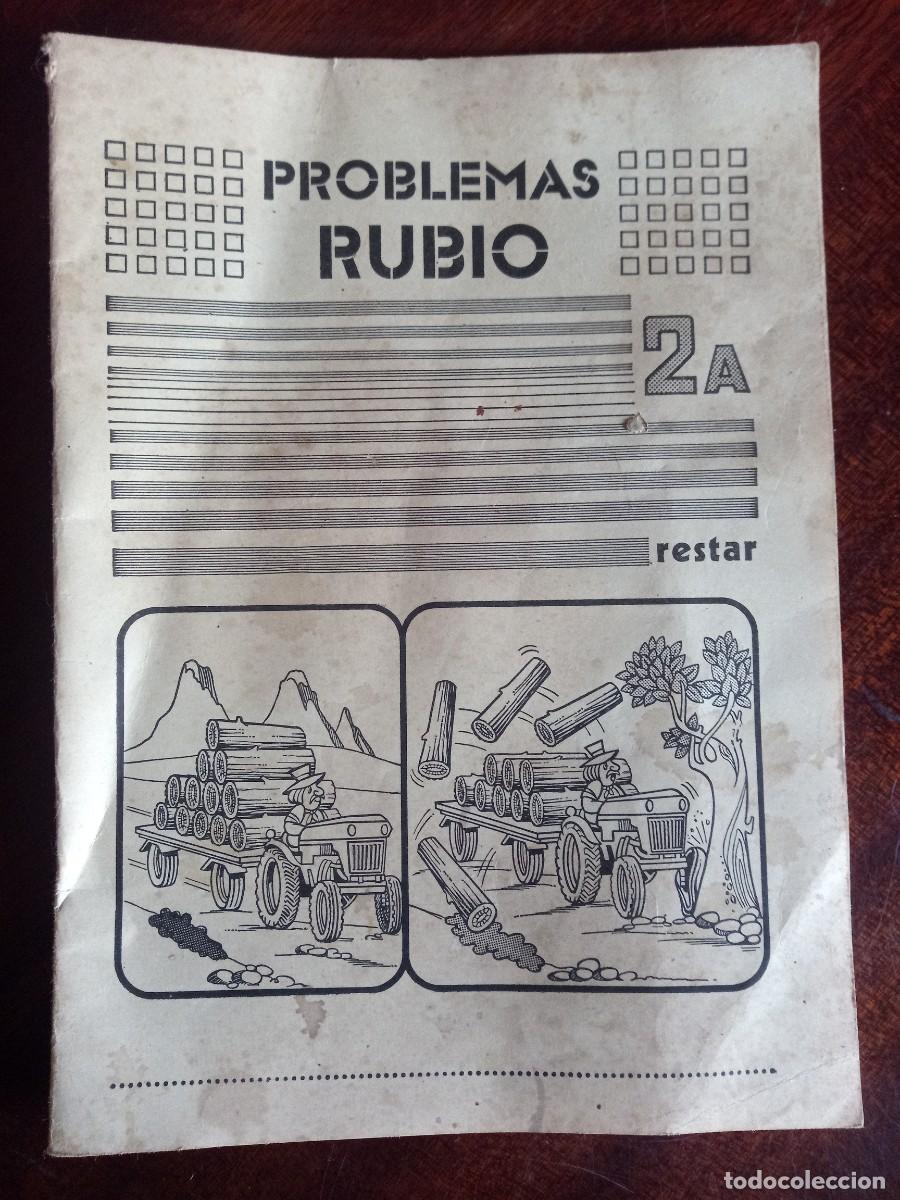 Libros de segunda mano: Cuadernillo cartilla Problemas Rubio. 2A. Restar. 1977. EGB - Foto 1
