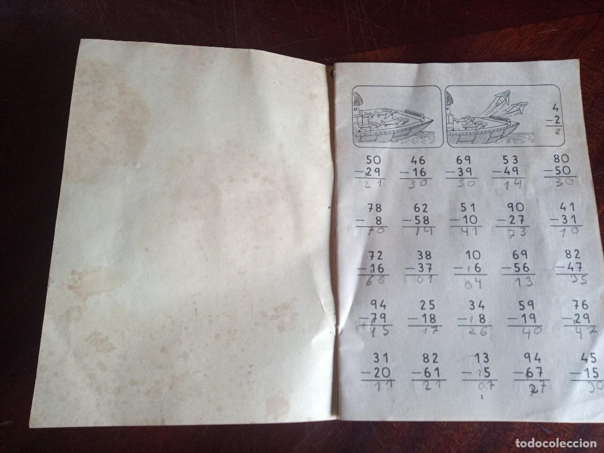 Libros de segunda mano: Cuadernillo cartilla Problemas Rubio. 2A. Restar. 1977. EGB - Foto 4