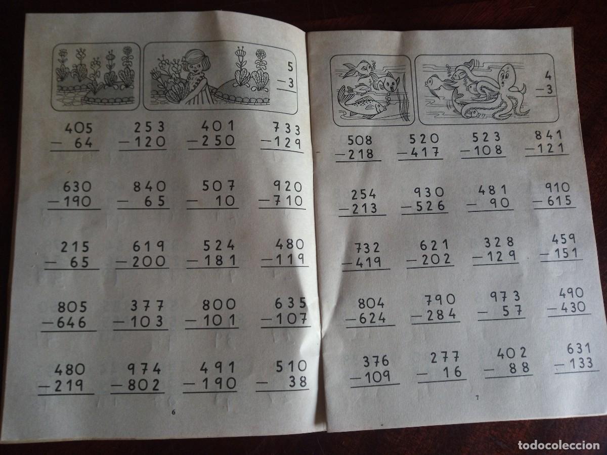 Libros de segunda mano: Cuadernillo cartilla Problemas Rubio. 2A. Restar. 1977. EGB - Foto 6