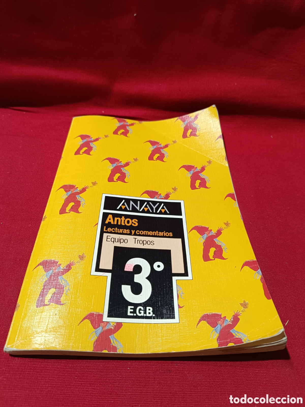 Libros de segunda mano: Libro de texto Antos de 3&deg; EGB de Anaya - Foto 1