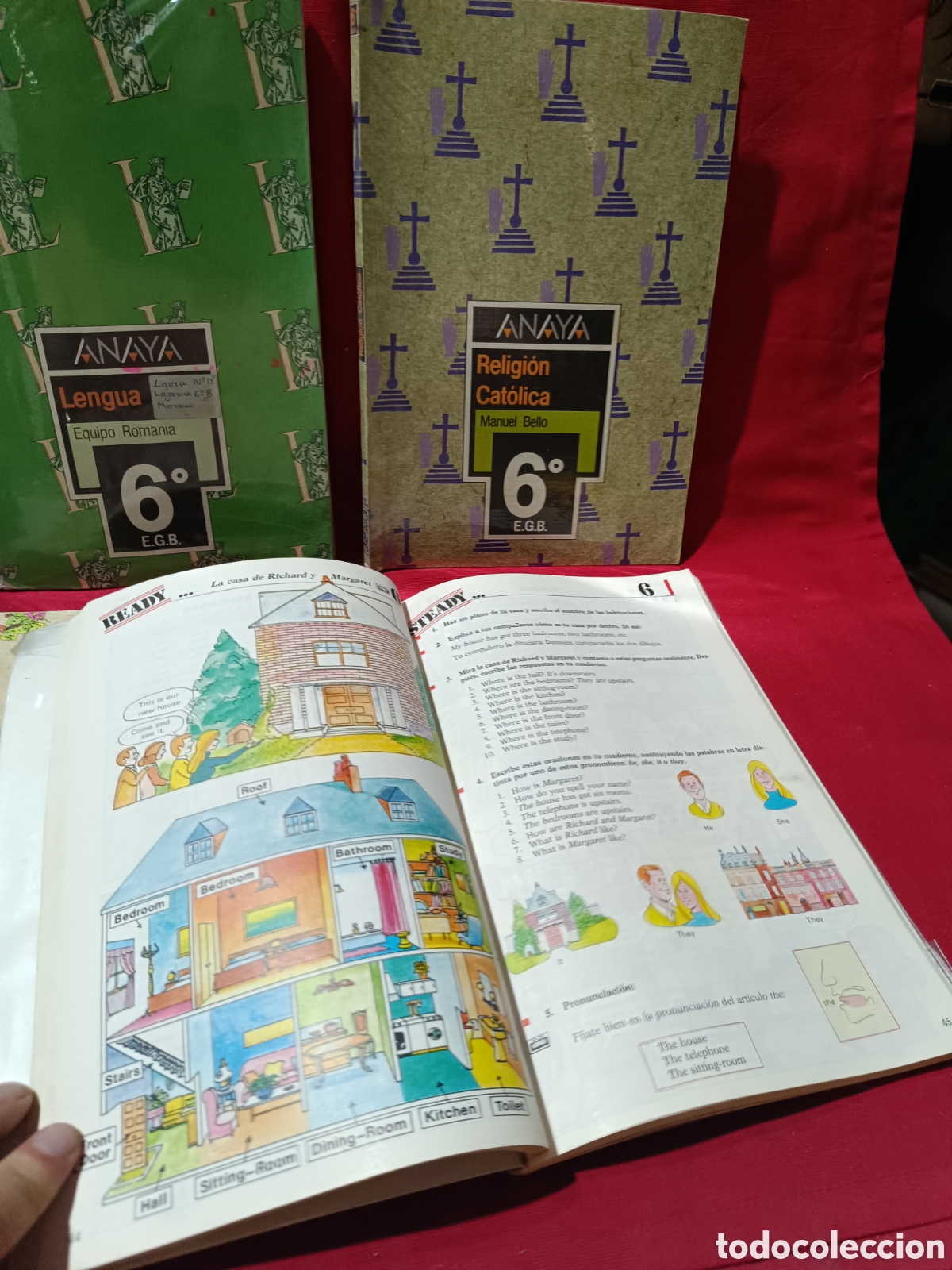 Libros de segunda mano: Libros de texto de 6&deg; DE EGB de Anaya - Foto 2