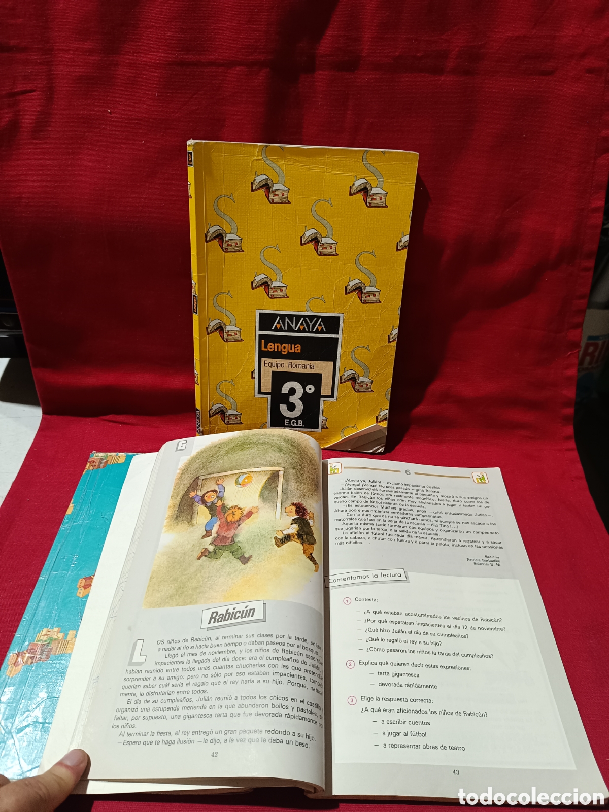 Libros de segunda mano: Libros de texto de 3&deg; de EGB de Anaya - Foto 2