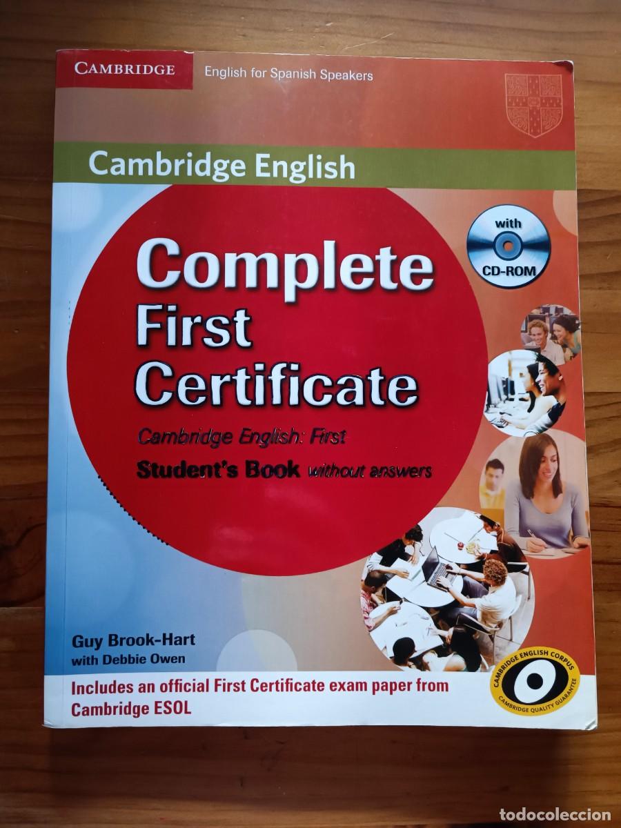 Libros de segunda mano: L36 COMPLETE FIRST CERTIFICATE CON CD-ROM - Foto 1
