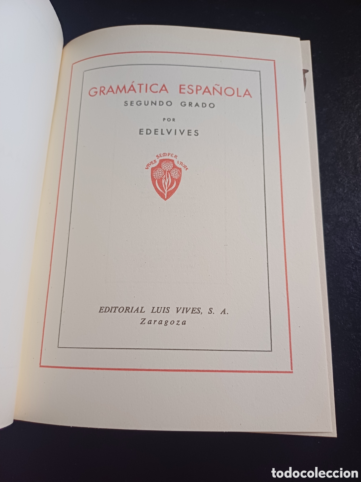 Libros de segunda mano: Gramatica Segundo Grado Ed Luis Vives Facsimil 2007 Edelvives - Foto 2