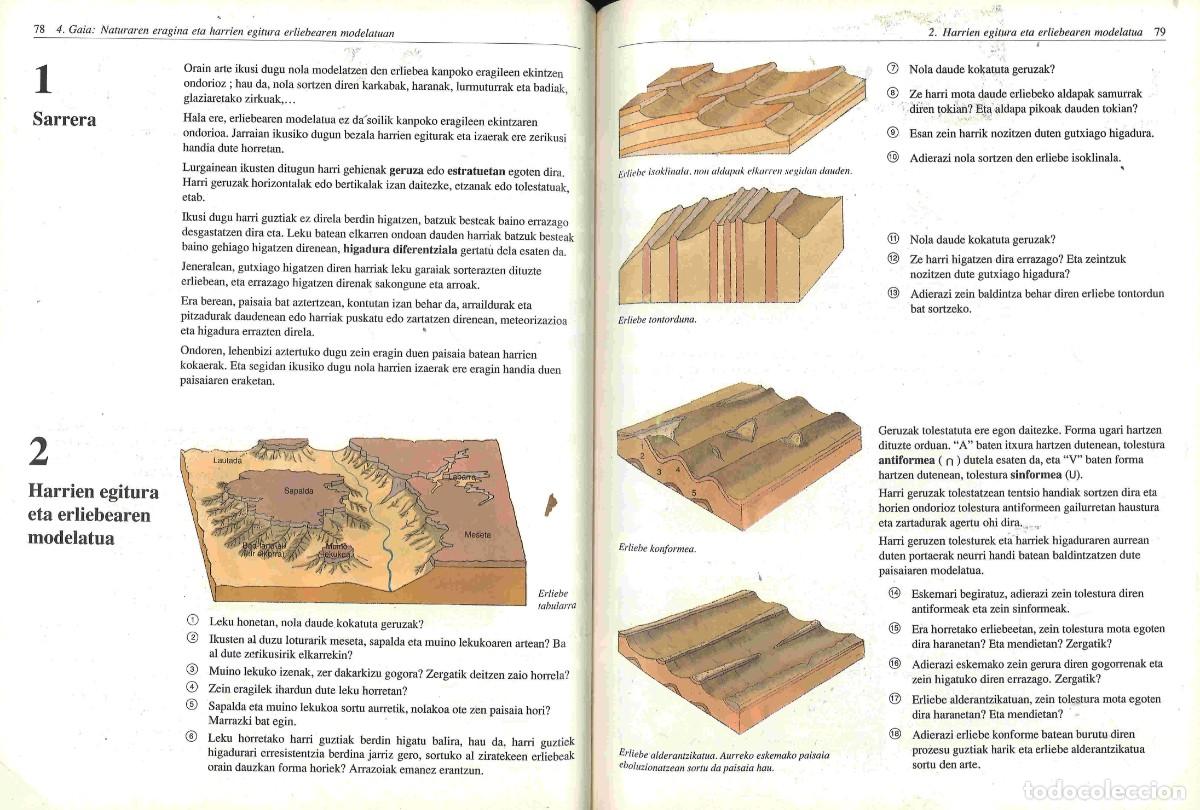 Libros de segunda mano: Geologia. Quercus Taldea. 1995. En euskera - Foto 2