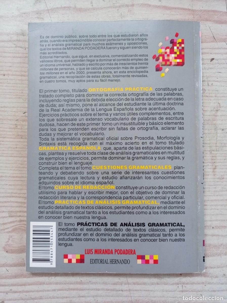 Libros de segunda mano: Practicas De Analisis Gramatical - Luis Miranda Podadera - 1994 - Foto 5