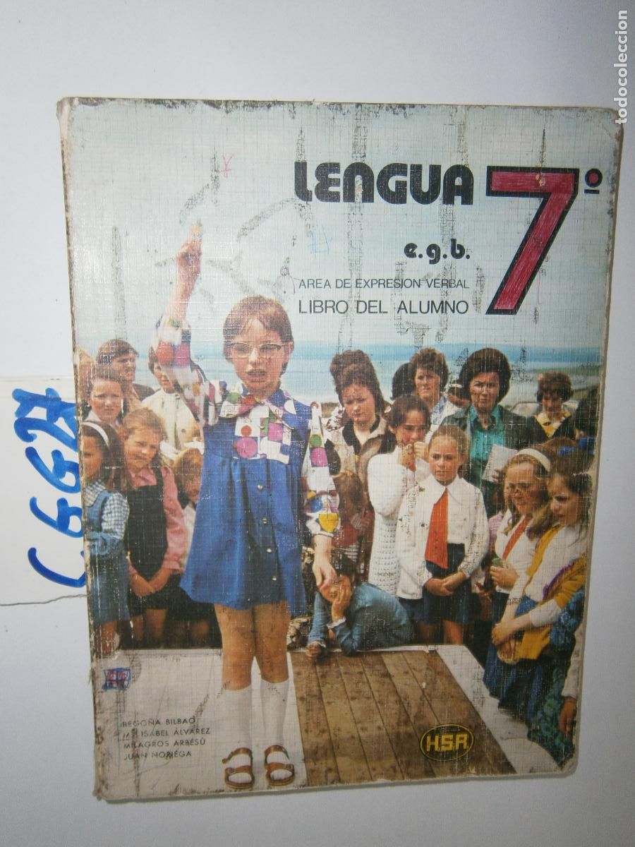 Libros de segunda mano: ANTIGUO LIBRO DE TEXTO - LENGUA 7&ordm; EGB - Foto 1