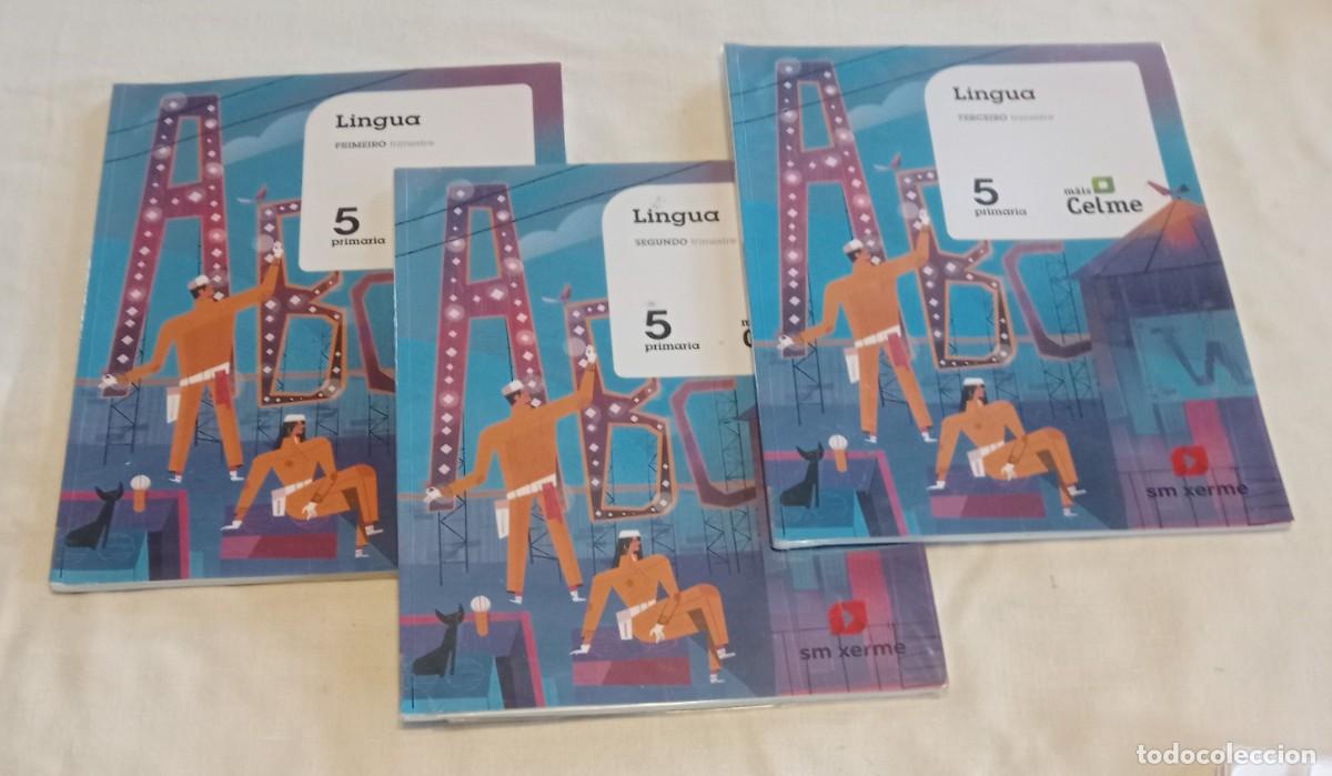 Libros de segunda mano: LINGUA, 5 DE PRIMARIA, M&Aacute;IS CELME, SM XERME - Foto 1