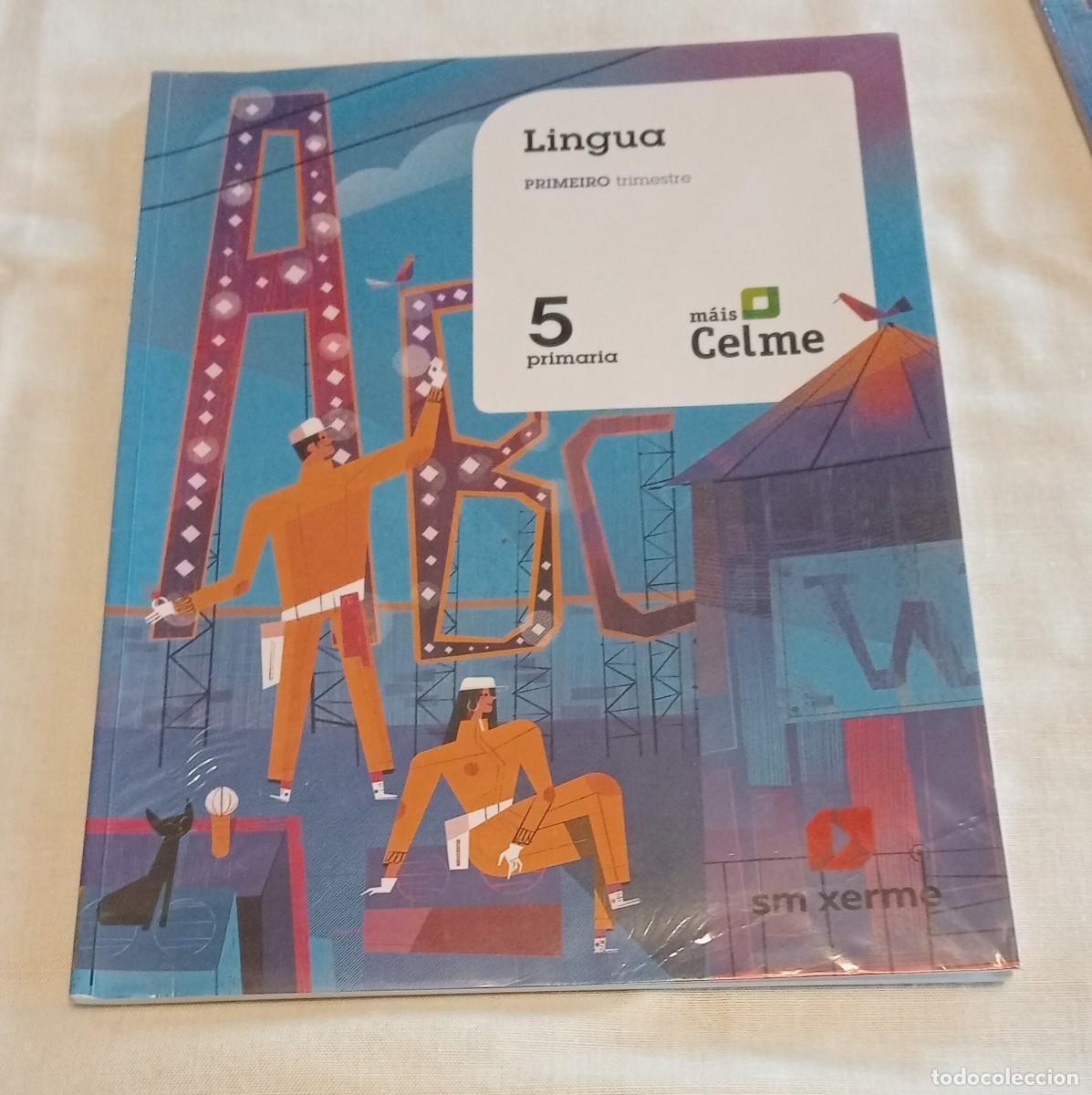 Libros de segunda mano: LINGUA, 5 DE PRIMARIA, M&Aacute;IS CELME, SM XERME - Foto 2