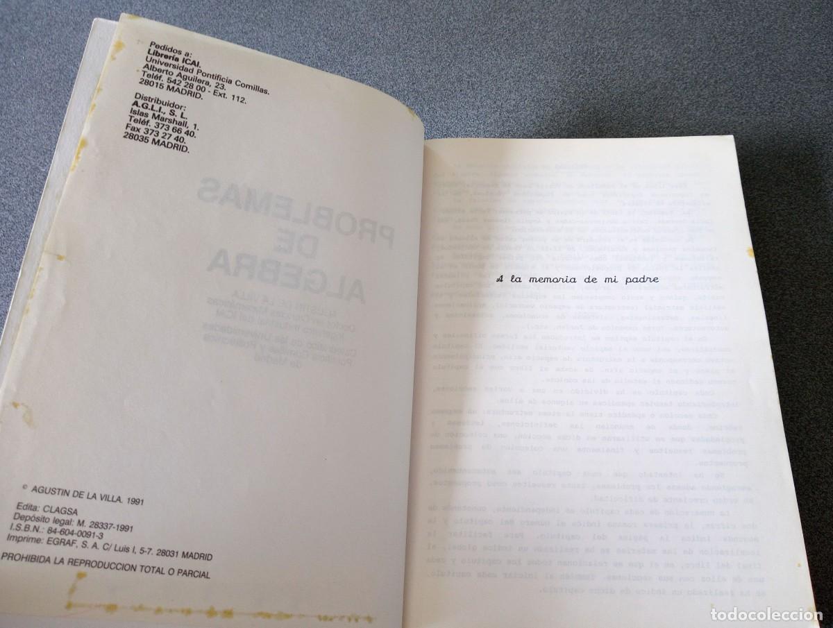 Libros de segunda mano: Problemas De Algebra A.De La Villa - Foto 4
