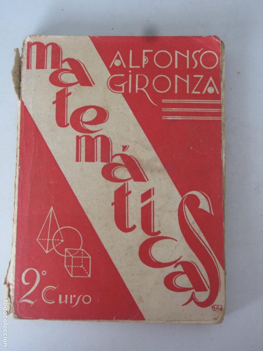 Libros de segunda mano: MATEM&Aacute;TICAS 2&ordm; CURSO. ALFONSO GIRONZA - Foto 1
