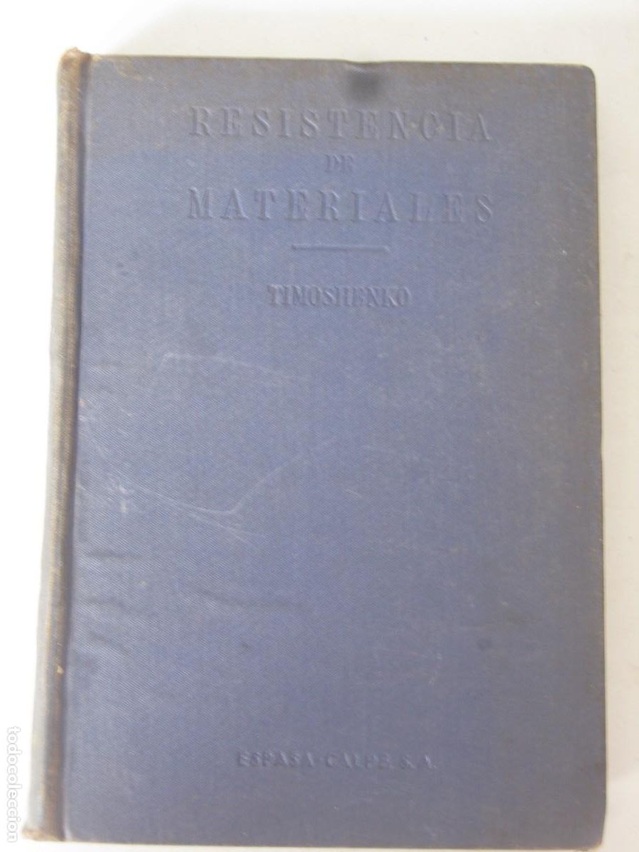 Libros de segunda mano: Resistencia de materiales, tomo I.- Timoshenko, Stephen - Foto 1