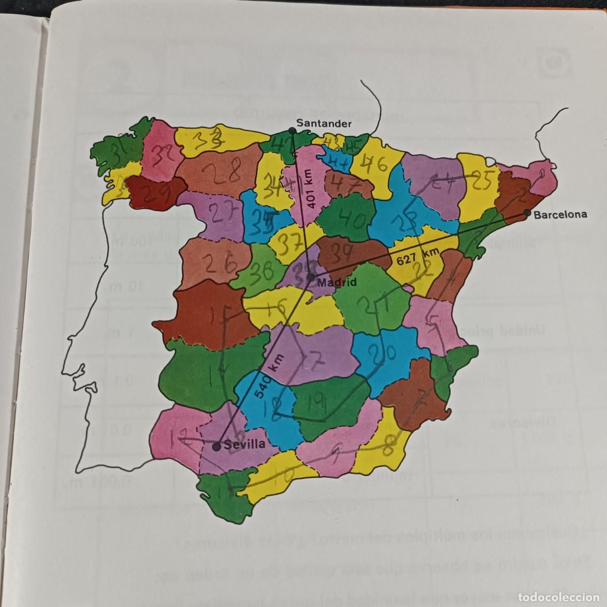 Libros de segunda mano: MATEM&Aacute;TICA - 4/5 CURSO - LIBRO DE CONSULTA - EDICINOES ELFO - 1973 / 106 - Foto 6