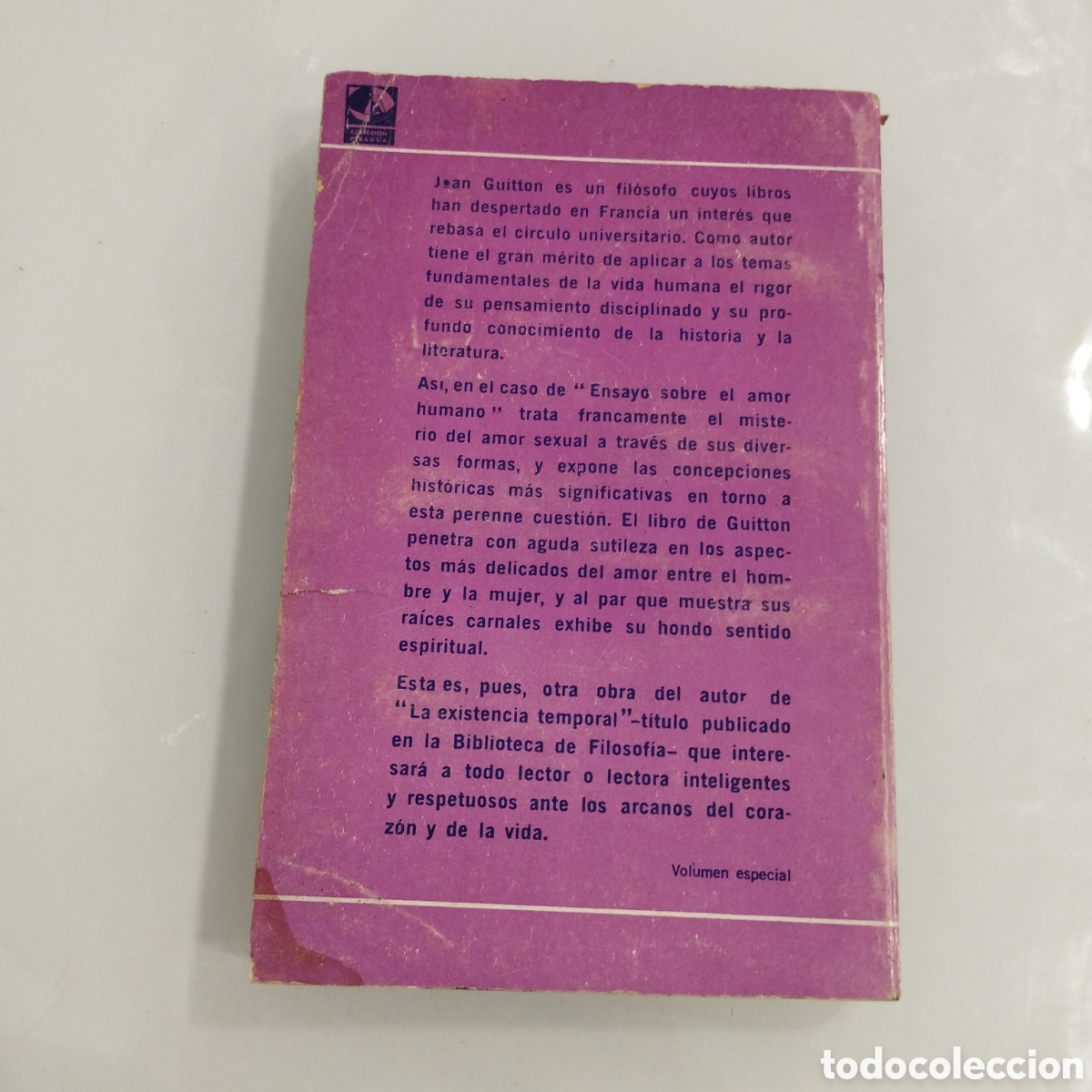 Libros de segunda mano: Jean Guitton, ensayo sobre el amor humano. - Foto 3