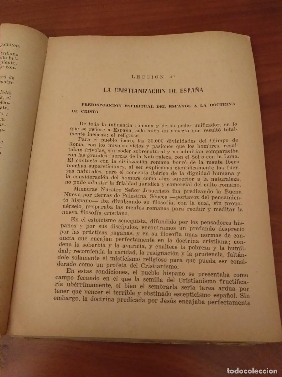 Libros de segunda mano: FORMACI&Oacute;N del ESPIRITU NACIONAL 3r Curso, A. RODRIGO SOSPEDRA 1955 y Librito-programa. - Foto 5