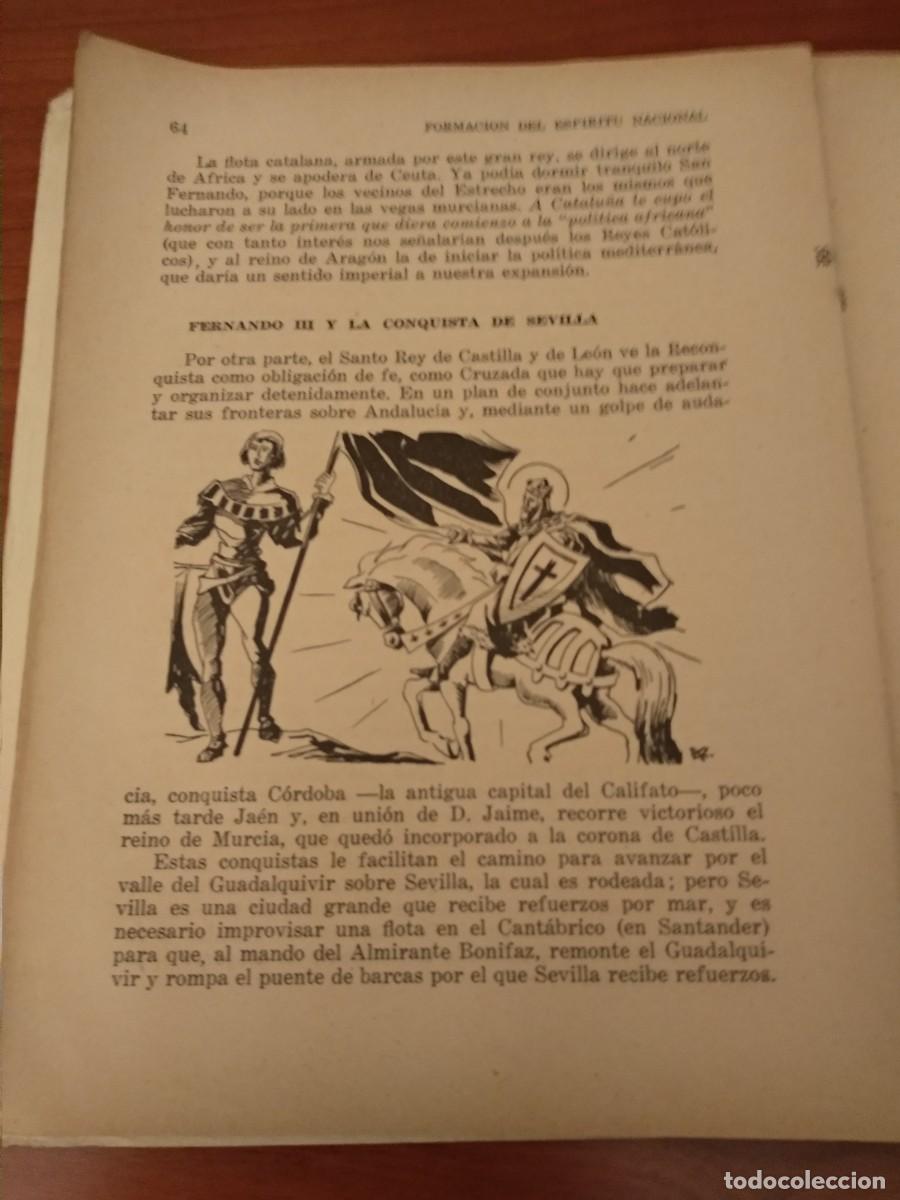 Libros de segunda mano: FORMACI&Oacute;N del ESPIRITU NACIONAL 3r Curso, A. RODRIGO SOSPEDRA 1955 y Librito-programa. - Foto 6