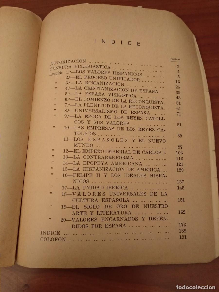 Libros de segunda mano: FORMACI&Oacute;N del ESPIRITU NACIONAL 3r Curso, A. RODRIGO SOSPEDRA 1955 y Librito-programa. - Foto 9